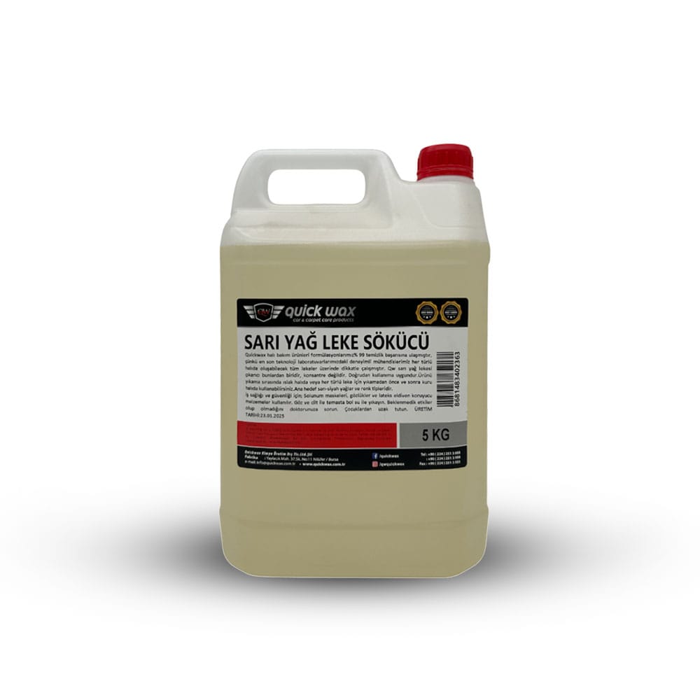 Sarı Yağ ve Leke Sökücü | 5LT